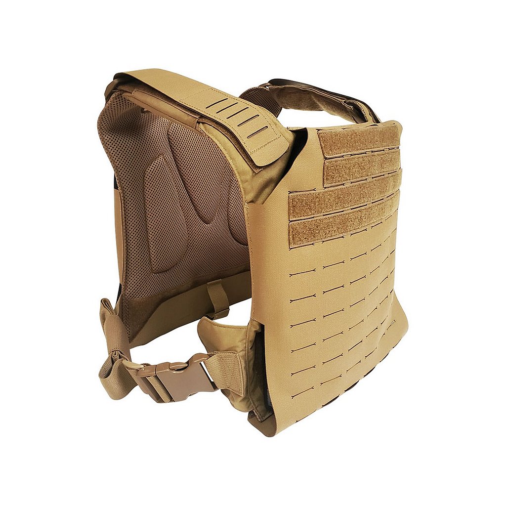 Sentry Laser Cut Carrier Coyote Left View