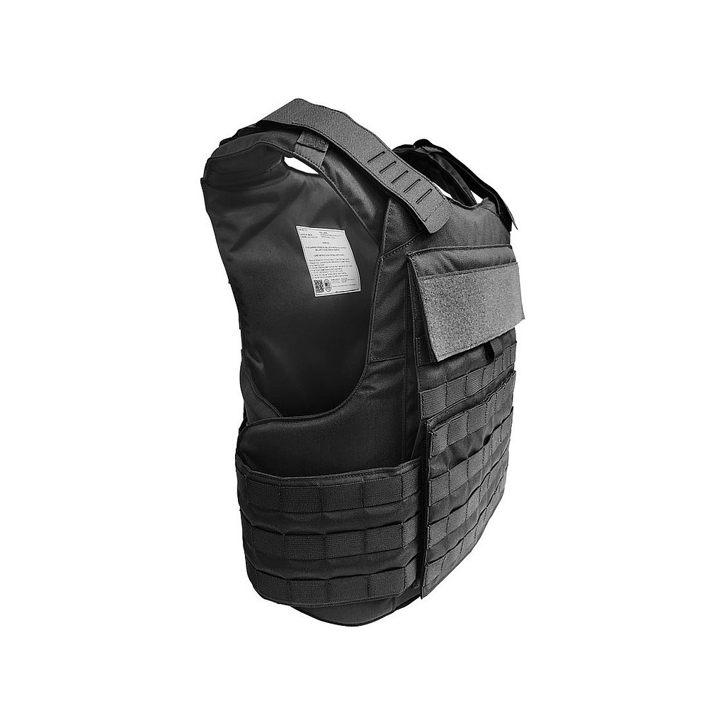 Warrior Full Cut Carrier Black Left View
