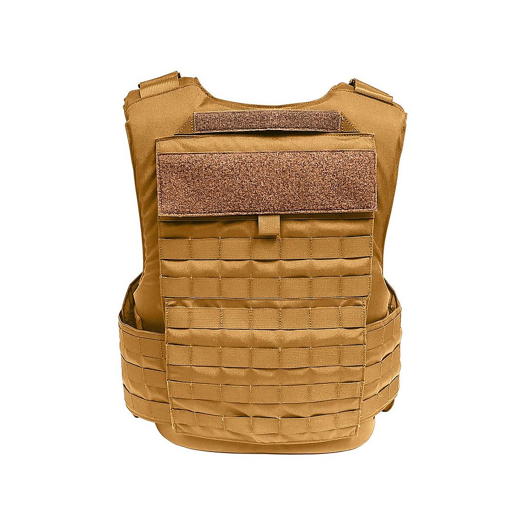 Warrior Full Cut Carrier Coyote Back View