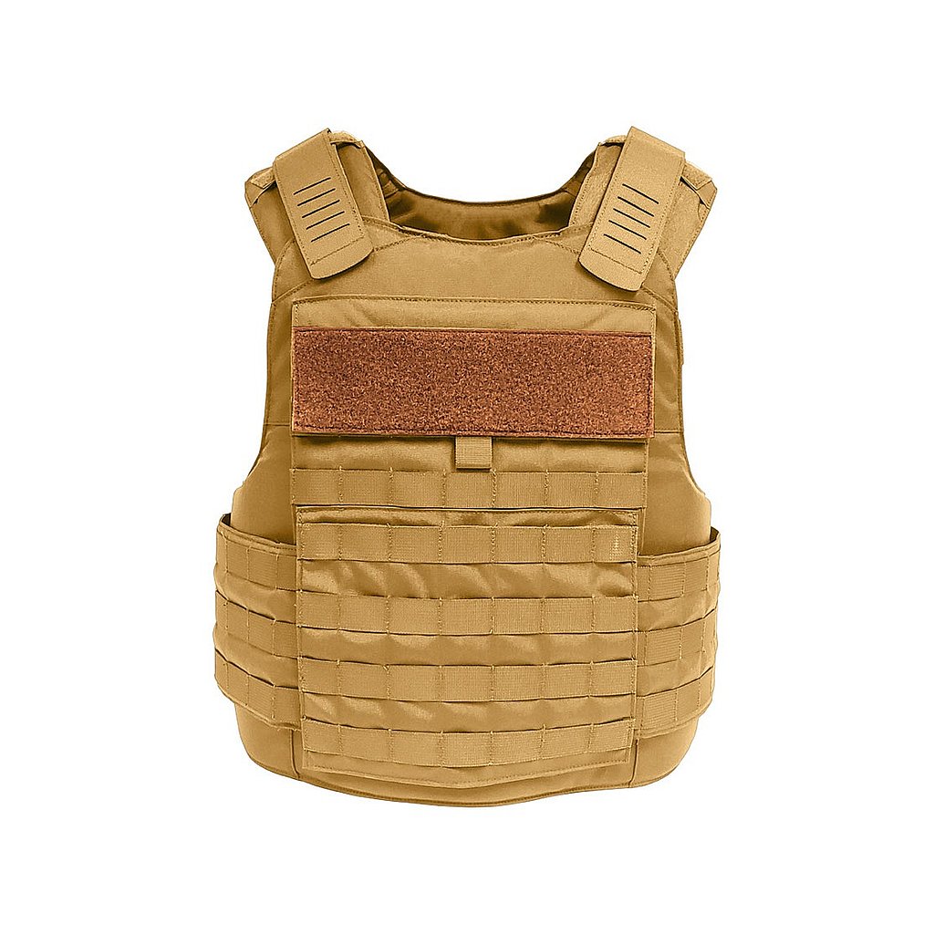 Warrior Full Cut Carrier Coyote Front View