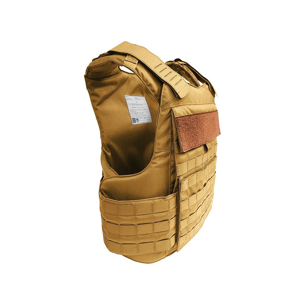 Warrior Full Cut Carrier Coyote Left View