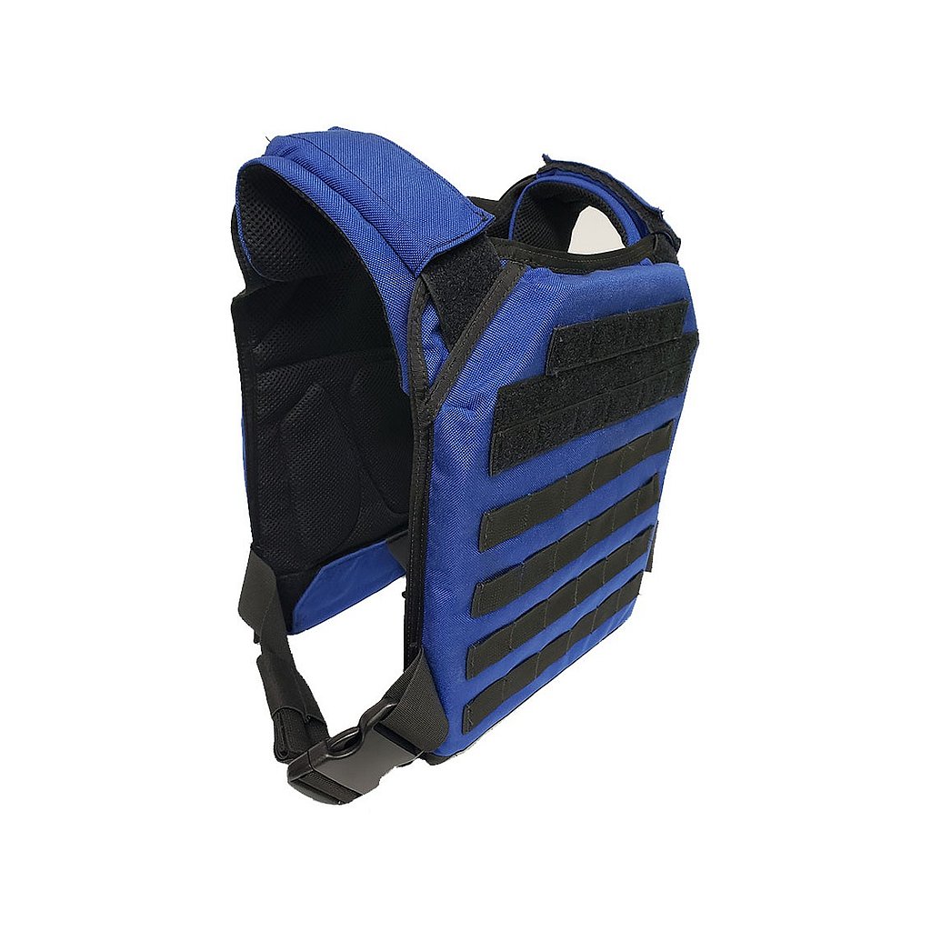 EMS Plate Carrier Blue Left View