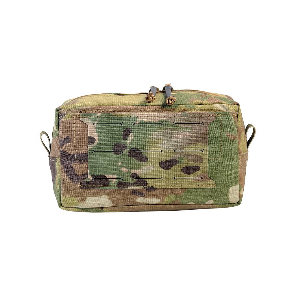 Drop Pouch in Multicam, back view