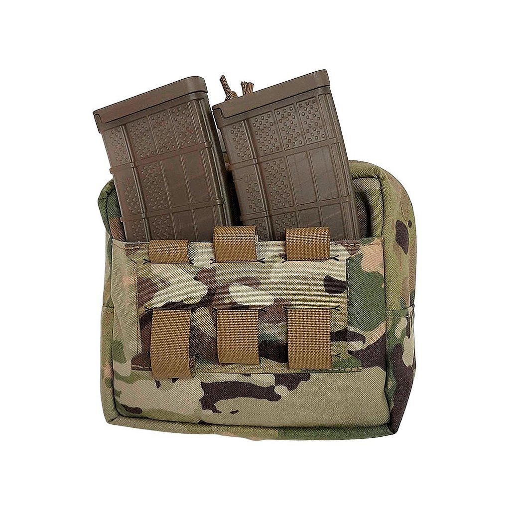 GP 7x6x3 Double Mag Pouch Back Multicam