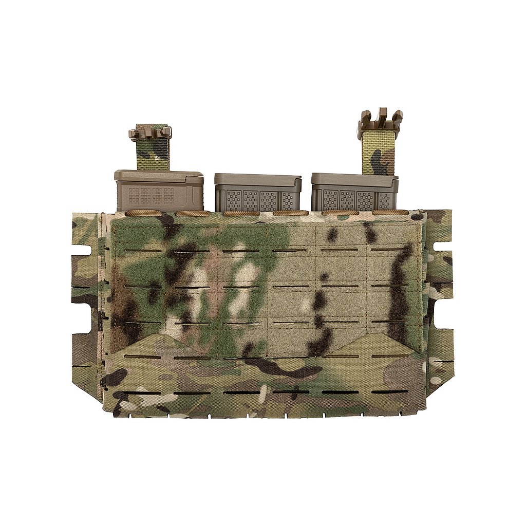 Laser Triple Mag 5.56 Front Placard Multicam
