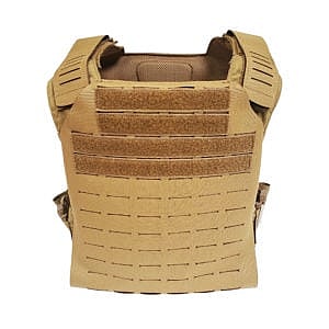 Sentry Laser Cut Carrier Coyote Front View