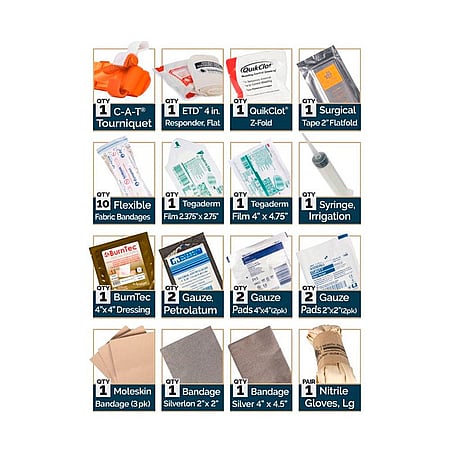 Micro IFAK Aid Kit Contents