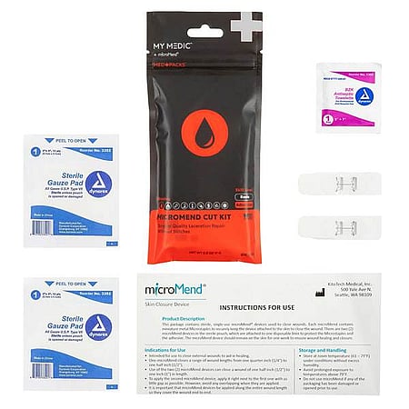 MedPack microMend Cut Kit Contents