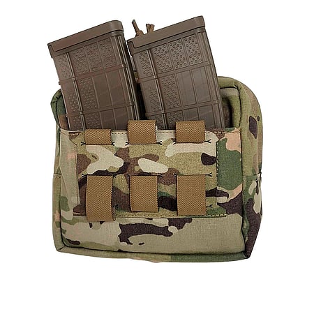 GP 7x6x3 Double Mag Pouch Back Multicam