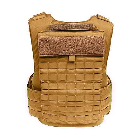 Warrior Full Cut Carrier Coyote Back View
