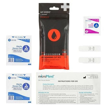 MedPack microMend Cut Kit Contents