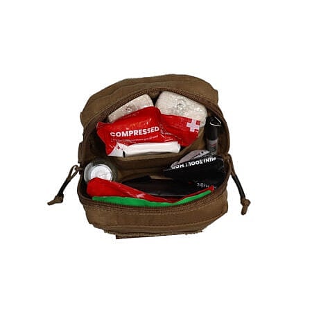 GP 5x5x2 EMT Pouch Coyote Inside Filled