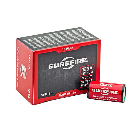 SureFire 123A Lithium Batteries (12 Pack)