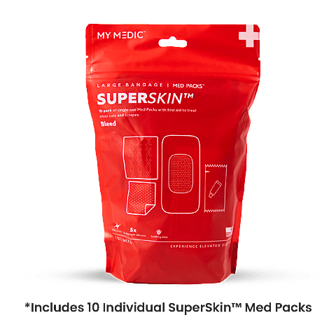 My Medic Superskin Large Bandage 10 Pack