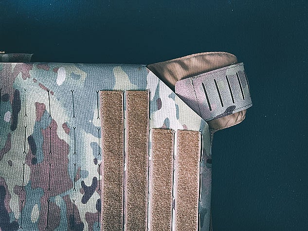 Sentry Laser Cut Shoulder Closeup