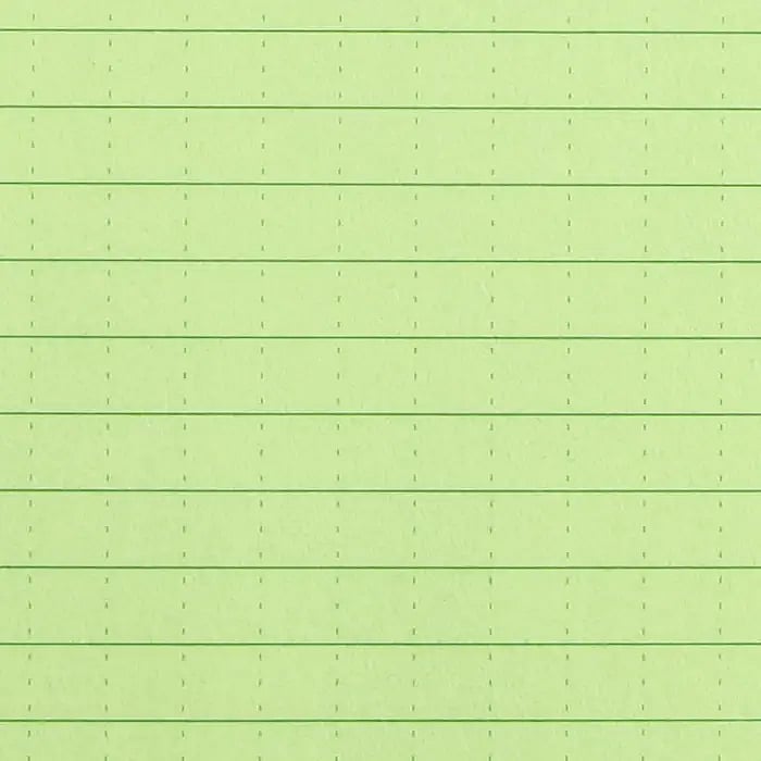 Rite in the Rain 4 5/8 x 7 green stapled notebook, side stapled binding