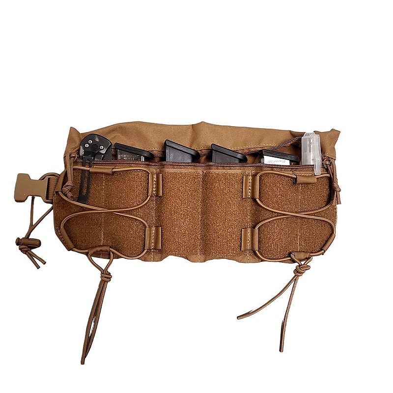 RUMP Rolled Up Pistol Mag Pouch Coyote Flat Featured