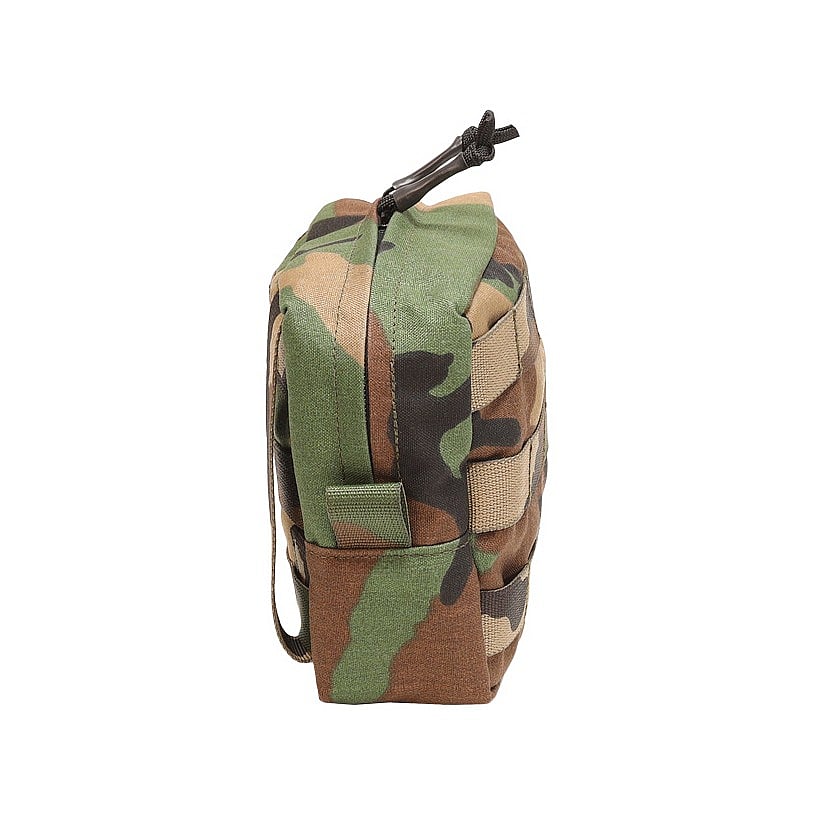 GP 6x6x3 Pouch in Woodland (M81), side view