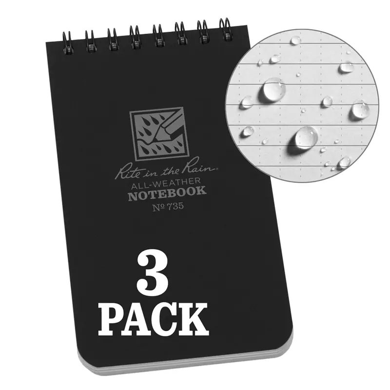 Top Spiral Notebook 3 pack Midwest Armor